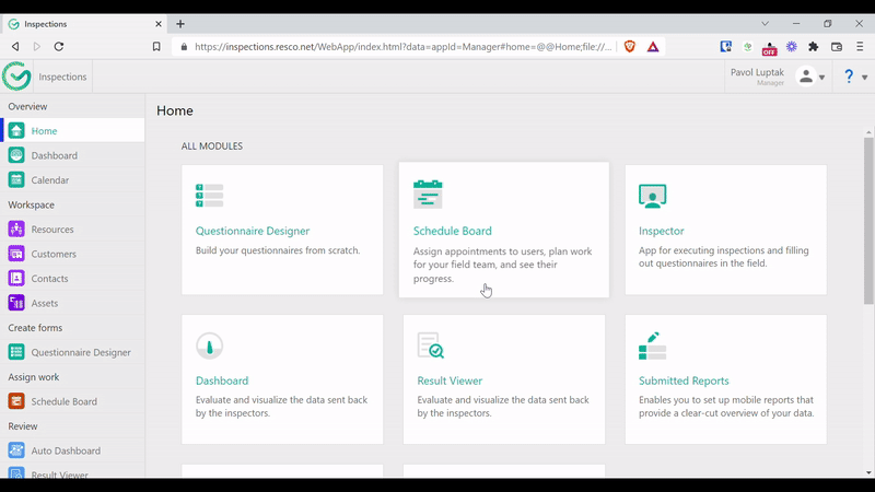 Adding Guide component to Inspections questionnaire